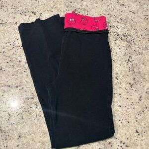 Hello Kitty Black and Pink Leggings Athletic Wear